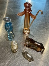 Murano Seguso Style Opalescent Blown Glass 5-Piece Nativity Scene NIB (Read) picture