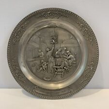Vintage WMF Pewter Wall Plate 8-1/4