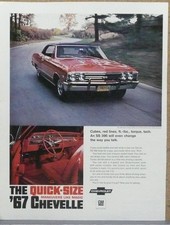 1967 Chevelle  Ad Poster (red) picture