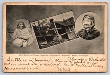 Chief Seattle Princess Angeline Home Seattle Washington Postcard picture
