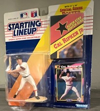 Kenner Starting Lineup Cal Ripken Jr. 1992 Headline MLB Figure Poster Card picture