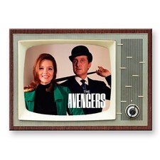 THE AVENGERS TV Show Classic TV 3.5 inches x 2.5 inches FRIDGE MAGNET picture
