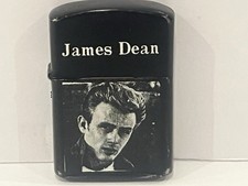 James Dean Flip-Top Lighter “ refillable Lighter” Black Matte Finish picture