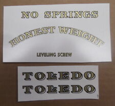 NEW TOLEDO SCALE COMPLETE WATER TRANSFER DECAL SET  picture