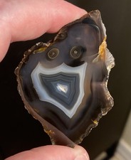 Smiley Face Agate from Turkey. One of a kind stick agate collector specimen picture