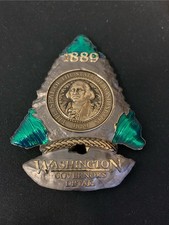 Washington WASPC Governor’s Detail Arrowhead Challenge Coin - Authentic And Rare picture