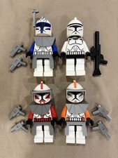 3D Printed Lego Inspired Star Wars Clone Trooper Set Large 8.5