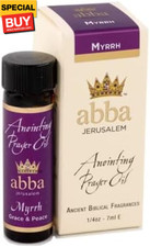 ABBA Oil Myrrh 1/4oz Bottle ANOINTING Oil in Gift Box - , Clear picture