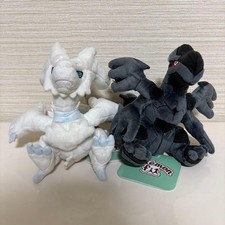 Pokemon Sitting Cuties Plush Reshiram & Zekrom Stuffed Toy Japan Set of 2 NEW picture