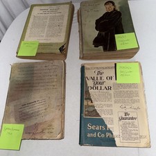 4 Vtg Sears & Roebuck Catalogs Original 1925/26 FW, 1946/47 FW, 1950 SS, 1956 SS picture