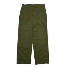 Vintage Army OG 507 Pants Mens 35x30 Green Durable Press Military Utility 80s picture