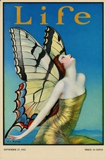 1923 Life Magazine Illustration 📜 - 2x3 Print - Rare Reprint 200gsm Paper🗞️ picture