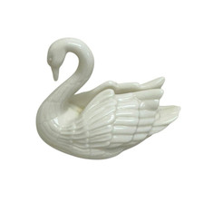Vintage Lenox Porcelain Swan Cake Topper/Place Card Holder 2.5