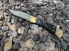 【2025 NEW】Buck 110 Folding Hunter Knife Lab Labrador Dog Engraved By ALTAMONT picture
