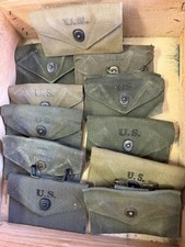 Original US WW2 M1942 First Aid Kit Pouch Bandage Dressing  picture