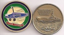 USS TORSK SS-423 NAVY SUBMARINE BRONZE CHALLENGE COIN picture