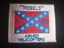 Vietnam War Patch A Co GUN Pltn 1st Aviation Bn 1st Infantry Div. 1967-68 REBELS picture