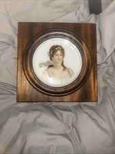 Antique Z.S. and Co. Mignon Bavaria Plate of Queen Louise of Prussia 8.75