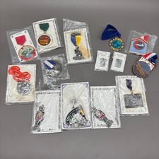 Vintage Volksmarch Medals Lot USAF Global Volkssport Pins Suncatchers AVA IVV picture