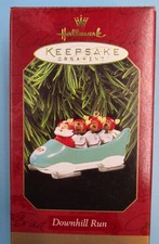 HALLMARK  KEEPSAKE -DOWNHILL RUN -1997-NEVER DISPLAYED picture