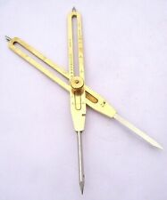 Brass Proportional Divider 9 Inches Engineer Drafting Scientific Tool Handmade picture