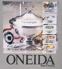  Tureen W/Lid, Ladle & Liner Castle Court (silverplate howloware)by ONEIDA picture