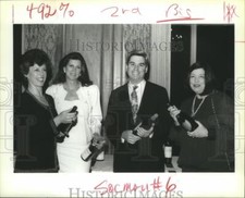 1993 Press Photo Ralph Brennan with Others at Wine Auction - noa45400 picture