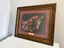 Burgundy Framed Trail Of Painted Ponies Ghost Horse Print By Bill Miller ￼ picture