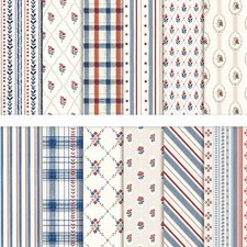 Vintage Floral Scrapbook Paper 36 Sheets 12x12 Inch Crafting Supplies, DIY Proje picture