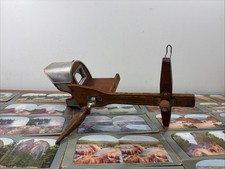 Antique The Saturn Scope Stereoscope James M Davis Viewer 1900 Wooden 30 Cards picture