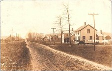 RPPC Fairfax Michigan Business District Street Scene 1914 picture