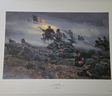 Courage in Blue Mort Kunstler, Chamberlain at Fredericksburg  68/950 unframed picture