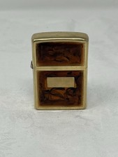 Vintage Zippo Lighter 1977 Golden Elegance/Golden Tortoise Zippo - Used USA picture