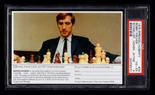 PSA 4 BOBBY FISCHER 1975 Sprengel Chess Card #33  NICELY CENTERED picture