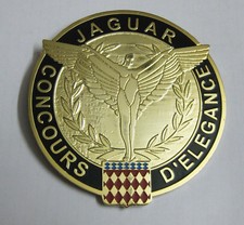 JAGUAR CONCOUR DE ELEGANCE CAR GRILL BADGE EMBLEM LOGOS METAL ENAMLED CAR GRILL  picture