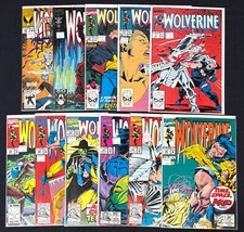 1988-93 Marvel Wolverine #2- 69 Lot of 11 High Grade Silvestri  picture