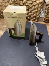 Cracker Barrel Iron Accent Lamp W/ Box Works  picture