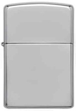 Zippo 205, Classic Satin Chrome Finish Lighter, Full Size picture