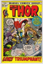 Thor #194, 1971 John Buscema Cover & Art Jack Kirby Loki Rules VF+ 8.5 picture