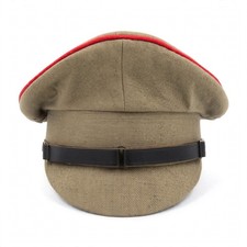 WW2 German Military Visor Hat | Premium Historical Reproduction | No Insignias picture