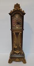 Vtg German SCHMID 8 Day Grandfather Clock W/ Swinging Pendulum ~ 1960's ~ Works picture