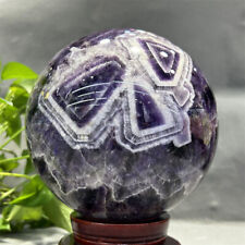 18LB Natural Dreamy Amethyst Quartz ball Crystal Sphere Reiki Healing Gem picture