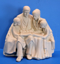 Vtg 1989 Florence Hansen FAMILY TIES Porcelain Figurine Hansen Collections 9x10