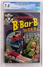 Bobby Benson's B-Bar-B Riders 14, CGC 7.0, 1952 PCH Pre Code Horror+Bondage+GGA picture