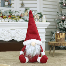 FAMTKT Gnomes Christmas Decorations Handmade Santa Plush Gnome, Home Tabletop Or picture