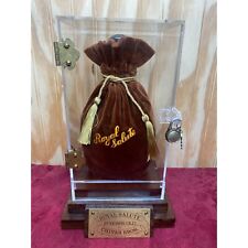 Vtg Royal Salute 21 Years Old Chivas Bro. Decanter & Covered Display & Bag Empty picture