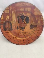 **SALE** Royal Doulton Drinking Friar, Nome Italy Collector Plate, Numbered picture