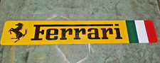 Premium Vintage Style FERRARI DEALER  WORKSHOP Metal Sign | Heavy Duty Garage picture