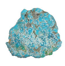 Turquoise Nugget. Kingman, Arizona USA (EA10296) bright blue colour picture