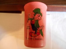 Royale Dinnerware By Branchell Pink Plastic Cup 3-5/8 Jiminy Cricket sticker picture
